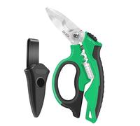 LAOA-tijeras de electricista, cortador de cables multifuncional de acero inoxidable de 8 pulgadas, cuchillo multiusos, herramientas de prensado para pelar cables LA119308