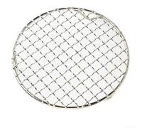 LaoSShu Estante Redondo de Parrilla de Barbacoa Estante de Cocina de enfriamiento 13-50cm Estantes de Alambre Pesado de Acero Inoxidable con pies para Hornear Cocina Parrilla(25cm)