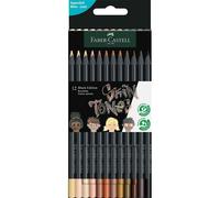 Lápices Color FABER-CASTELL Black Edition Skin Tones, Caja x12 Colores