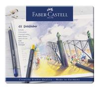 Lápices Color FABER-CASTELL Goldfaber, Caja Metal x48 Colores