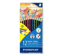 STAEDTLER - Caja de Cartón con 12 Lápices de Colores Surtidos