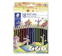 Lápices Color STAEDTLER Noris 185, Caja x18 Colores