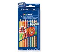Lápices Color STAEDTLER Noris Club 128 Jumbo, Caja x10 Colores
