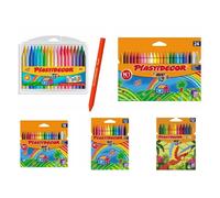 LAPICES DE CERA DURA BIC PLASTIDECOR 12,18,24,36 COLORES SURTIDOS El más conocido CALIDAD DE CONFIANZA