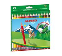 Lapices de colores alpino borrable caja de 24 unidades colores surtidos