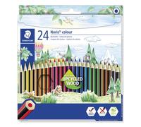 Lapices de colores staedtler 185 noris colour wopex estuche de 24