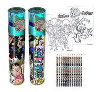 Lápices madera marca one piece modelo tube de crayons de couleur one