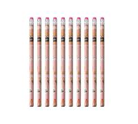 Lápices para niños - 10 piezas divertidos antiroturas, lápices de escritura a mano, suministros escolares, accesorio de papelería escolar para niños, preescolares, estudiantes, profesores, hogar, aula