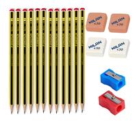 lapices staedter (12, 2 hb 4 gomas milan 430 y 2 sacapuntas)
