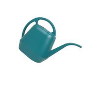 Lapiglo 2 galones para riego de plástico para latas con boquilla larga para plantas de interior y exterior, mango ergonómico para maceta de agua, verde oscuro