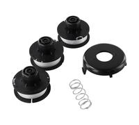 Lapiglo 30 pies para carretes de repuesto con resorte y tapa 51256 51301 51302 para recortadoras, cortadores eléctricos de línea de 0.08 pulgadas de 10 a 15 pulgadas, paquete de 3