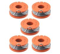 Lapiglo 5 carretes de césped con línea S1825CT S3630CT S3630CT2, cabezal de carrete de plástico fácil de instalar para desbrozadoras de 18 V 36 V inalámbrico