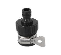 Lapiglo Adaptador universal de grifo para manguera de jardín, conector multifunción para grifos de 3/4 y 1/2 pulgadas, ajuste ABS a prueba de fugas