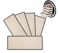 Lapiglo Alfombrillas de horno no de silicona para secadora Harvest Right, paquete de 5 forros de secado reutilizables en gris, tamaños 17.3 x 6.9 y 19.7 x 8.5 pulgadas