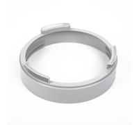 Lapiglo Conector de interfaz de conducto de escape portátil para aire acondicionado de 15 cm para cuadrado plano para adaptador de manguera redonda, color blanco grisáceo