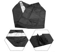 Lapiglo Cubierta de parrilla de gas portátil para Weber 9010001 Traveler, 420D 600D, impermeable, protector de barbacoa al aire libre con ajuste seguro y almacenamiento (negro)