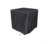 Lapiglo Cubierta resistente para estufa de gas al aire libre, tela Oxford 210D, protector de lluvia y nieve, quemador único, camping, cocina, negro, 17 x 17 x 17 pulgadas (16 x 16 x 12 pulgadas)