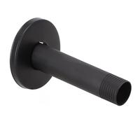 Lapiglo Extensión de brazo de ducha de acero inoxidable con brida G1/2 de 10 a 30 cm, color negro mate