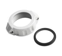 Lapiglo Juego de tuercas de expansión de repuesto con tornillo y para arandela, extremos inflables de tubería de piscina para soplador AirJet de 5,8 cm, color gris, 4 piezas