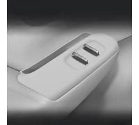 Lapiglo LEAPMOTOR B10 - Almohadilla protectora de panel de elevación de vidrio de silicona, impermeable, fácil de limpiar, consola central, sombra de plantas, gris