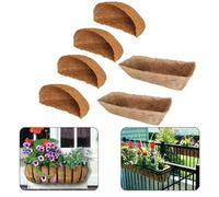 Lapiglo Para cesta colgante redonda de fibra de coco de coco para macetas preformadas, reemplazo de proyectos de jardinería, 1 pieza
