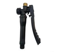 Lapiglo Pulverizador eléctrico ergonómico con mango de interruptor, agarre de control manual con mecanismo de pulverización eficiente, accesorio de plástico ligero para jardinería (cabeza grande)
