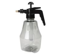 Lapiglo Pulverizador manual a presión de 1,5 L con transparente para tanque, niebla fina y columna pulverizadora, interior y exterior, jardinería, cuidado del coche, color verde