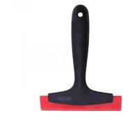 Lapiglo Raspador ergonómico para tendón de carne roja para instalación de película de coche, escobilla de plástico flexible para limpieza de vidrio, 18 x 14 cm