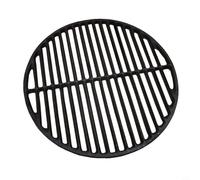 Lapiglo Rejilla redonda de hierro fundido para cocinar al aire libre, para barbacoas de carbón y gas, rejilla de cocción de alta retención de calor, instalación simple, (malla de rejilla de 38 cm)