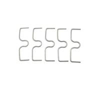 Lapiglo Separadores de ramas de árboles frutales en forma de M, esparcidores de aleación de zinc, para jardín, huerto, exposición a la luz solar, color blanco, 13 cm, paquete de 18