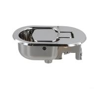 Lapiglo Sillón reclinable eléctrico ABS con interruptor de control de sofá, mango de ajuste resistente para reemplazo, pieza de muebles plateados modernos, 11,4 x 6,8 x 4 cm