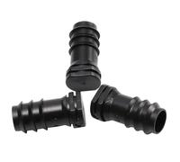 Lapiglo Tapa de extremo de manguera de púas de 16 mm, 20 mm, 25 mm, para riego agrícola de jardín, tubo de polietileno, bloqueador de agua seguro, plástico industrial