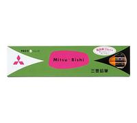 Lápiz con goma de borrar Mitsubishi Pencil 9852 B K9852B (12 unidades)