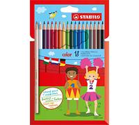 STABILO Lápices de color STABILO color – Estuche con 18 colores