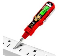 Lápiz detector de tensión, probador de voltaje no contacto, medidor eléctrico de pantalla digital, detector de voltaje de sensibilidad, herramienta de prueba multifuncional de alto rendimiento para la