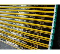 Staedtler noris 120-4 lapiz de grafito hexagonal - mina 2h - resistencia a la rotura - madera de bosques sostenibles (12 uds)