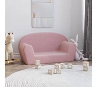 LAPOOH Sofá para Kids de 2 plazas Felpa Suave Rosa, Sofas De Salon, Sofa Relax - 356991