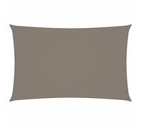 LAPOOH Toldo de Vela Rectangular de Tela Oxford Gris Taupe 5x8 m, Toldo Vela, Toldos Exterior Terraza, Toldo para Sombra, Lona Sombra Exterior, Toldos para Patio
