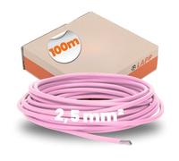 LAPP 4510082 Cable H05V-K 1 x 0,75 mm² Rosa, Bobina de 100 m | Hilo de cobre flexible clase 5 para cuadros electricos, maquinas y luminarias, instalacion interior bajo tubo