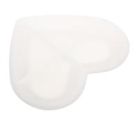LAPYAPPE Molde de Silicona Corazón para Bandeja de Joyería, Blanco | Desmolde Fácil, Interior Liso y Superficie Antiadherente, para Resina, Flores Secas y Pigmentos