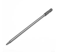 Largo, para destornillador Torx de 150 mm, destornillador de estrella de seguridad con vástago hexagonal de 6,35 mm, acero de aleación endurecido, para T8, para T15, para T20, para T25 T27, para T30