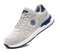 LARNMERN PRO S1 Ligero Zapatillas de Seguridad Hombre Gris 42.5EU