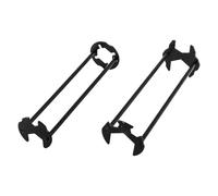 Laroal 2 Piezas de Llaves de fontanería multifuncionales para Fregadero, Llave para Grifo, 7 tamaños, Llave de Fontanero Universal Debajo del Fregadero para Cocina y baño