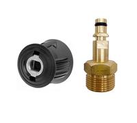 Laroal Adaptador de conexión rápida M22 para conector de manguera de hidrolavadora Acoplador de manguera de hidrolavadora M22 Compatible con la serie K2-K7 Lata de hidrolavadora de alta presión