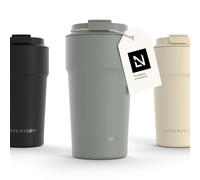 LARS NYSØM Taza Termica Cafe 500ml - Vaso Termo Cafe para Llevar - Aislante | Taza Termo Cafe para Llevar de Acero Inoxidable - 4h caliente 8h frío - Prueba de Fugas para la Bebida Caliente - Travel Mug