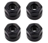 lascivious 4 Piezas ER11-A Tipo M14 Tuercas Hexagonales de SujecióN de Pinza de Rosca, para Torno de Soporte de Mandril de Fresado