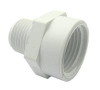 LASCO 15-1635 Adaptador de manguera de PVC con rosca hembra de 3/4 pulgadas y rosca de tubería macho de 1/2 pulgadas