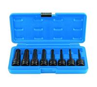Laser 6749 1/2-inch diámetro Spline Bit Set - Plata (8 piezas)