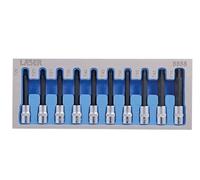 Laser 8855 Long Star bit Socket Set 3/8" D 10pc