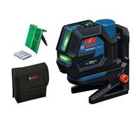 Láser combinado GCL 12V-50-22 CG de Bosch Professional (alcance de hasta 50 m con receptor, doble fuente de alimentación, soporte RM 20, adaptador de batería, 4 x 1,5 V LR6 (AA), funda)
